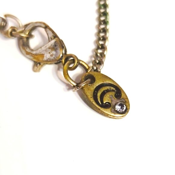 Charming Charlie Owl Pendant Necklace Faux Feather Chain 28"-30" Adjustable - Picture 3 of 6